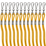 HEAVY-DUTY NYLON LANYARDS GOLD/POLY BAG