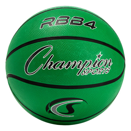 SIZE 6 RUBBER BASKETBALL Green