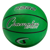 SIZE 5 RUBBER BASKETBALL GREEN