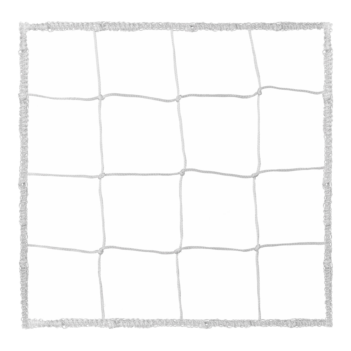 4.0 MM OFFICIAL SIZE SOCCER NET WHITE