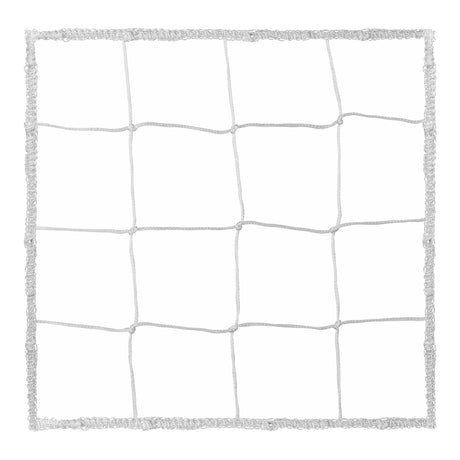 4.0 MM OFFICIAL SIZE SOCCER NET WHITE