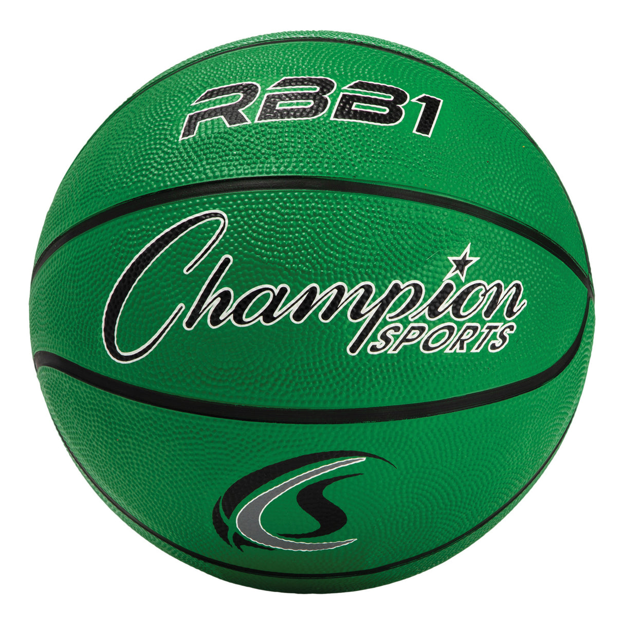 SIZE 7 RUBBER BASKETBALL GREEN
