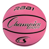 SIZE 7 RUBBER BASKETBALL PINK