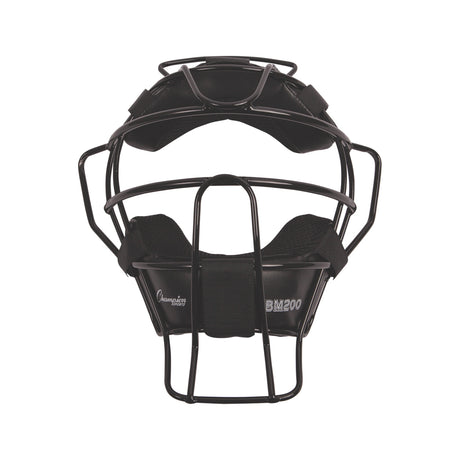ULTRA LIGHTWEIGHT UMPIRE FACE MASK WITH DRYTEK BLACK