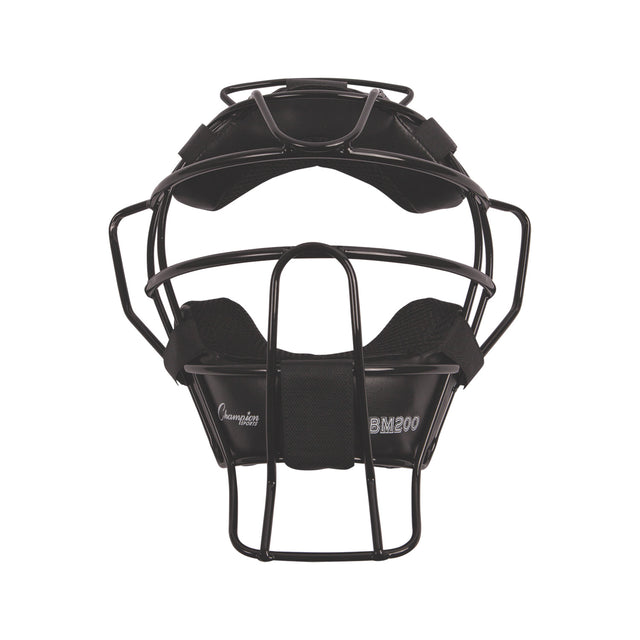 ULTRA LIGHTWEIGHT UMPIRE FACE MASK WITH DRYTEK BLACK