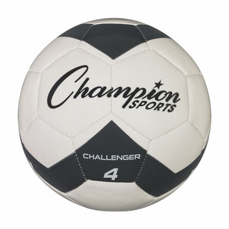 CHALLENGER SOCCER BALL, SIZE 4 BLACK