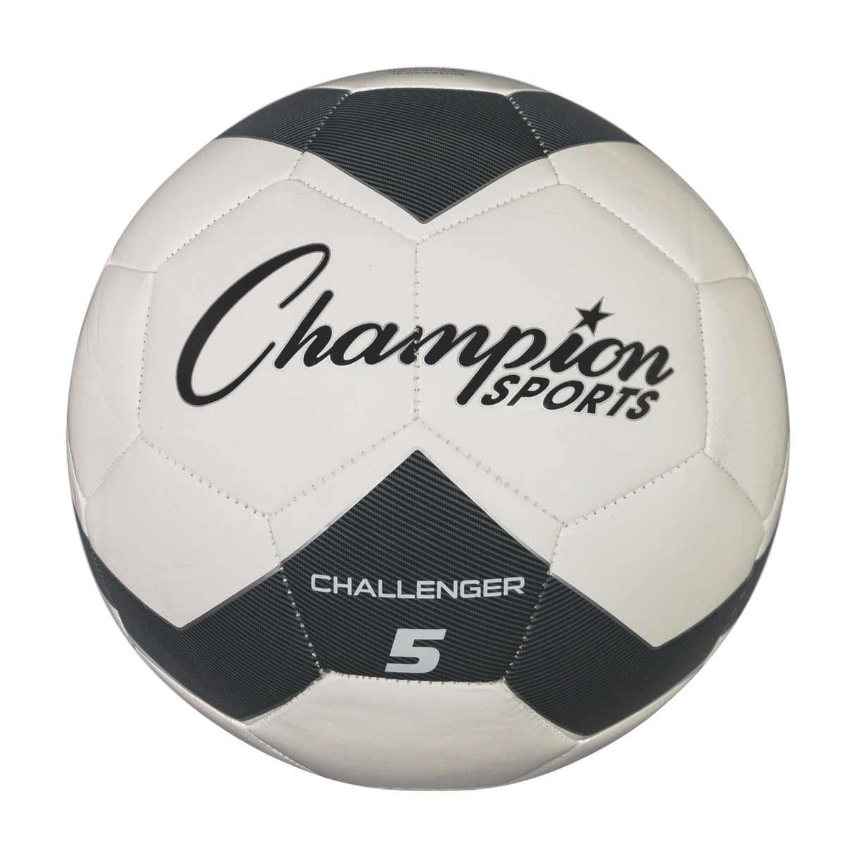 CHALLENGER SOCCER BALL, SIZE 5 BLACK
