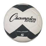 CHALLENGER SOCCER BALL, SIZE 5 BLACK