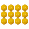 DIMPLED PITCHING MACHINE SOFTBALLS 12"D, YELLOW