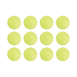 DIMPLED PITCHING MACHINE SOFTBALLS 12"D, OPTIC YELLOW