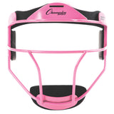 SOFTBALL FIELDER'S FACE MASK ADULT/PINK