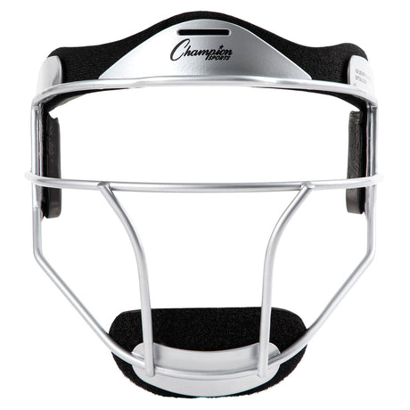 SOFTBALL FIELDER'S FACE MASK ADULT/SILVER