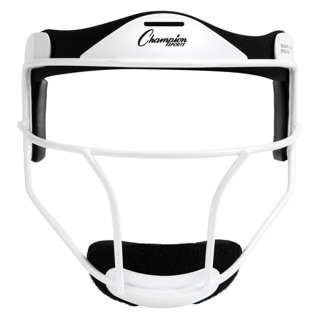 SOFTBALL FIELDER'S FACE MASK ADULT/WHITE