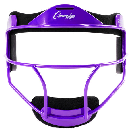 SOFTBALL FIELDER'S FACE MASK YOUTH/PURPLE