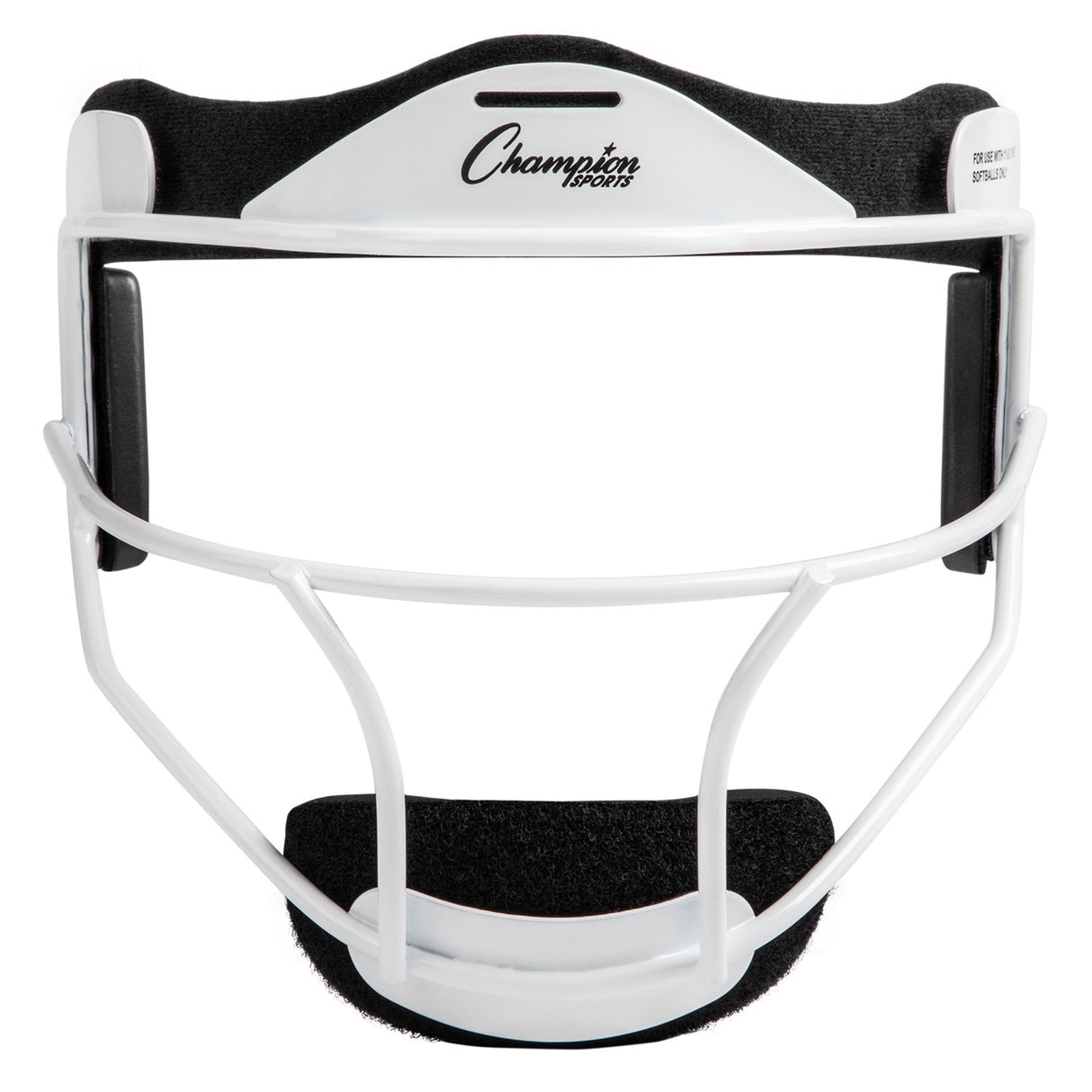 SOFTBALL FIELDER'S FACE MASK YOUTH/WHITE