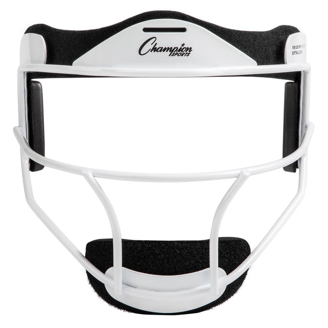 SOFTBALL FIELDER'S FACE MASK YOUTH/WHITE