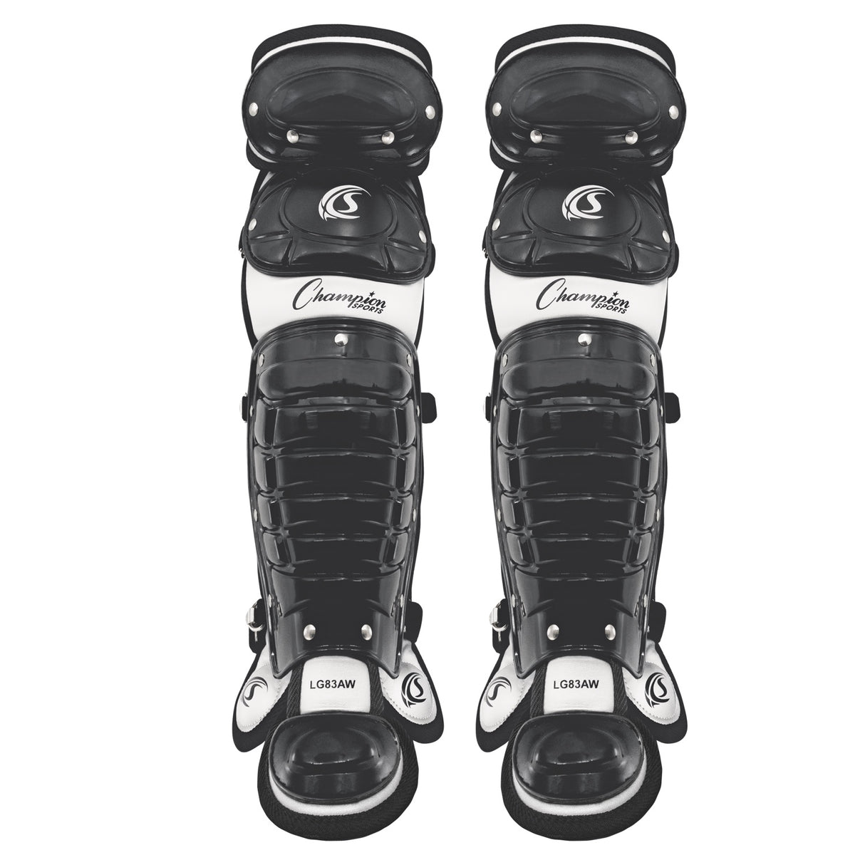 DOUBLE KNEE BASEBALL SHIN GUARDS WITH WINGS 13" L, AGES 9-12
