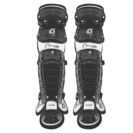 DOUBLE KNEE BASEBALL SHIN GUARDS WITH WINGS 13" L, AGES 9-12