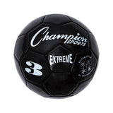 EXTREME SOCCER BALL, SIZE 3 BLACK