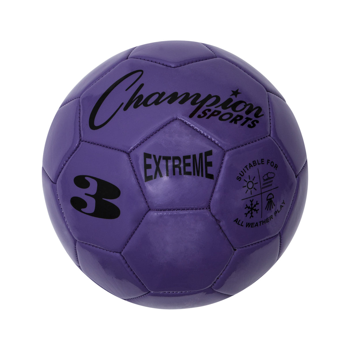 EXTREME SOCCER BALL, SIZE 3 PURPLE