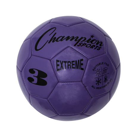 EXTREME SOCCER BALL, SIZE 3 PURPLE