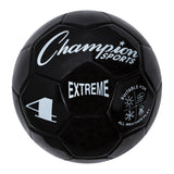EXTREME SOCCER BALL, SIZE 4 BLACK