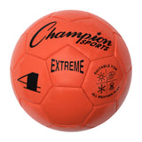 EXTREME SOCCER BALL, SIZE 4 ORANGE