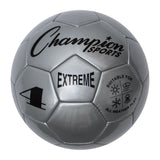 EXTREME SOCCER BALL, SIZE 4 SILVER