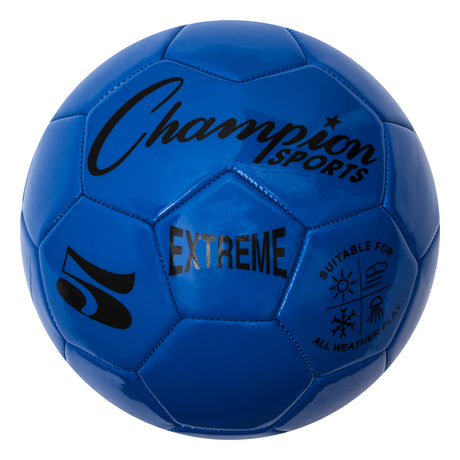 EXTREME SOCCER BALL, SIZE 5 BLUE