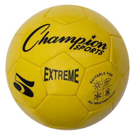 EXTREME SOCCER BALL, SIZE 5 YELLOW