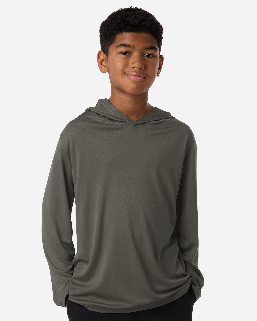 All-Sport Performance Youth Pro-Lock Performance Hooded Long Sleeve T-Shirt