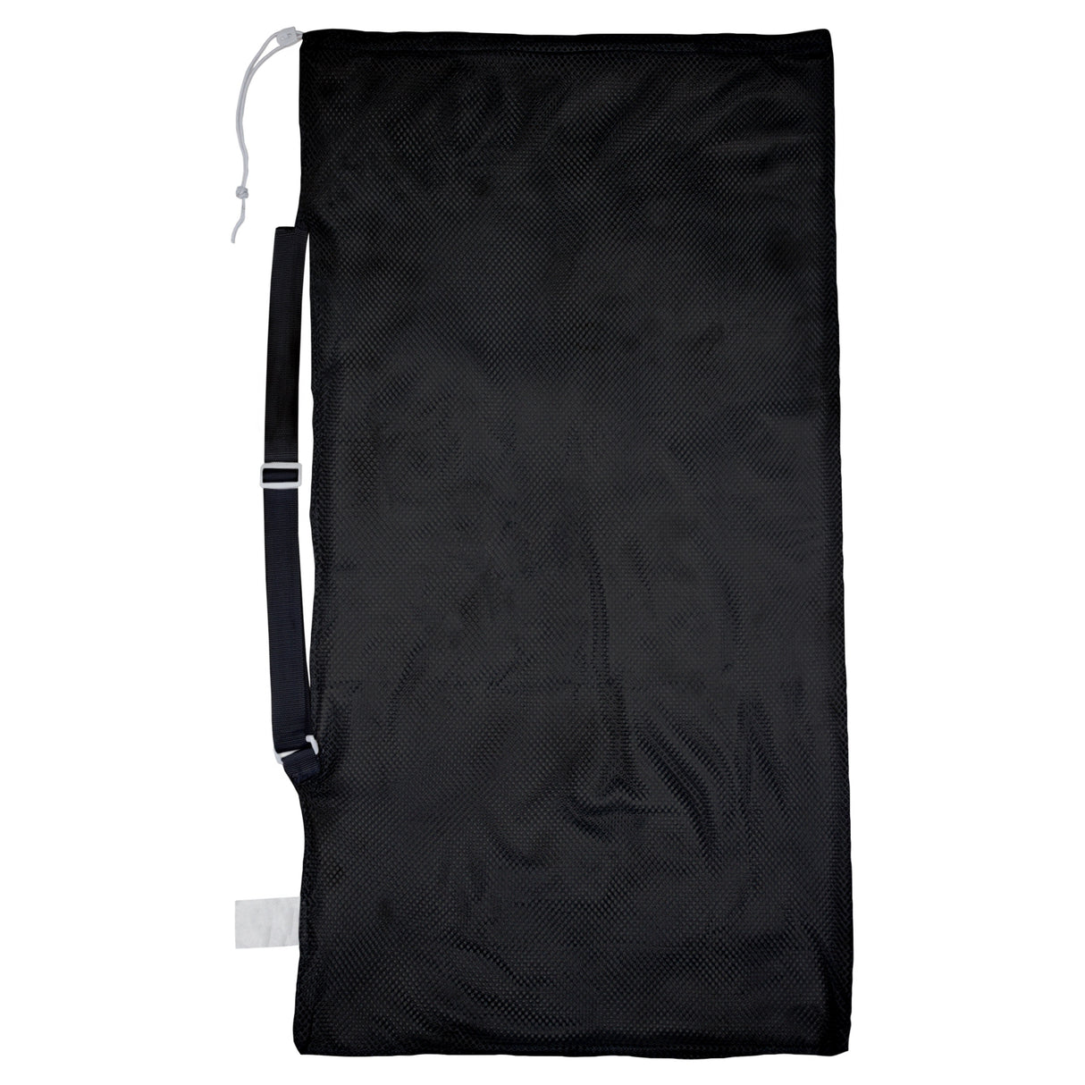 MESH EQUIPMENT BAG WITH SHOULDER STRAP BLACK