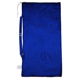 MESH EQUIPMENT BAG WITH SHOULDER STRAP BLUE