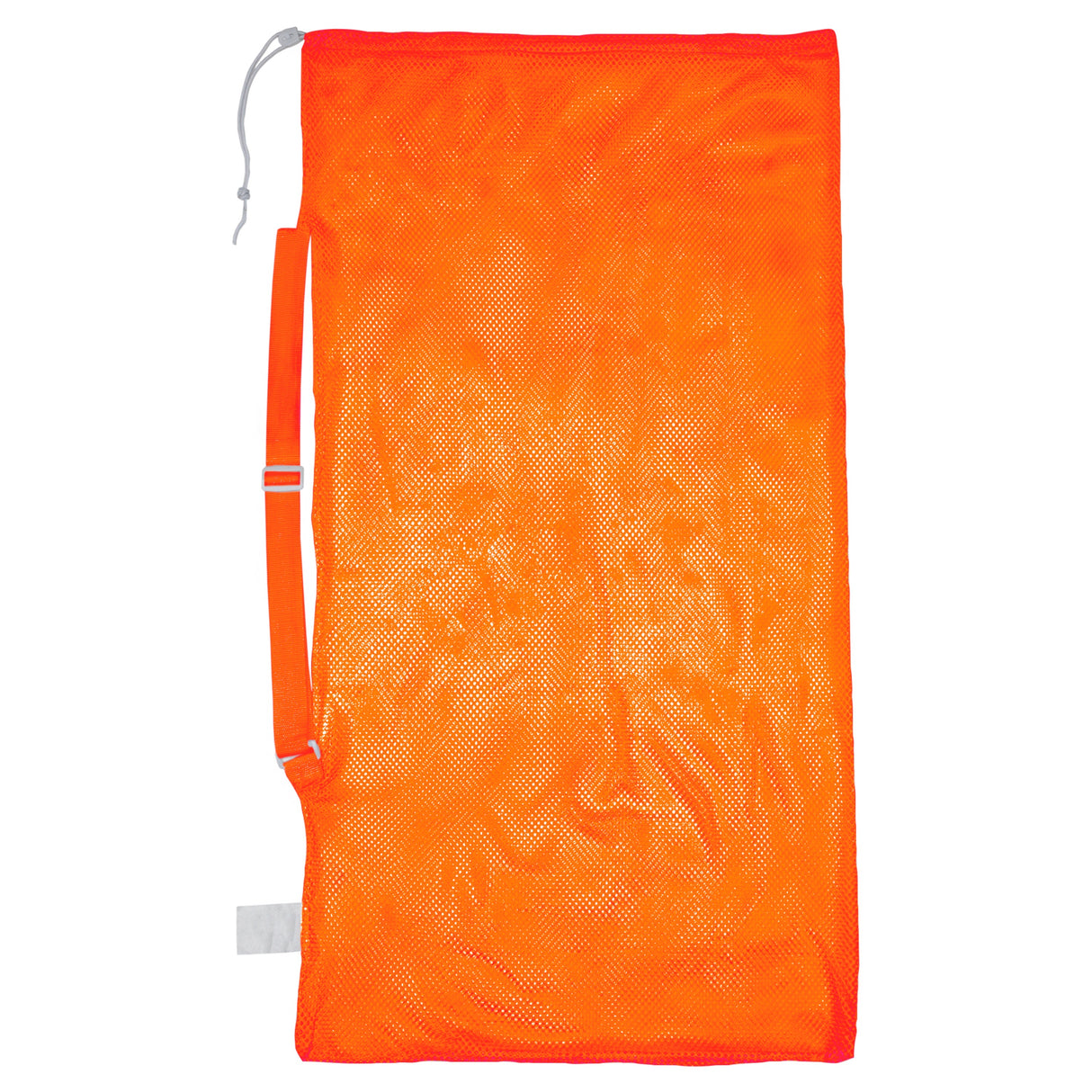 MESH EQUIPMENT BAG WITH SHOULDER STRAP ORANGE