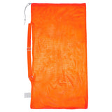MESH EQUIPMENT BAG WITH SHOULDER STRAP ORANGE