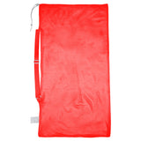 MESH EQUIPMENT BAG WITH SHOULDER STRAP RED