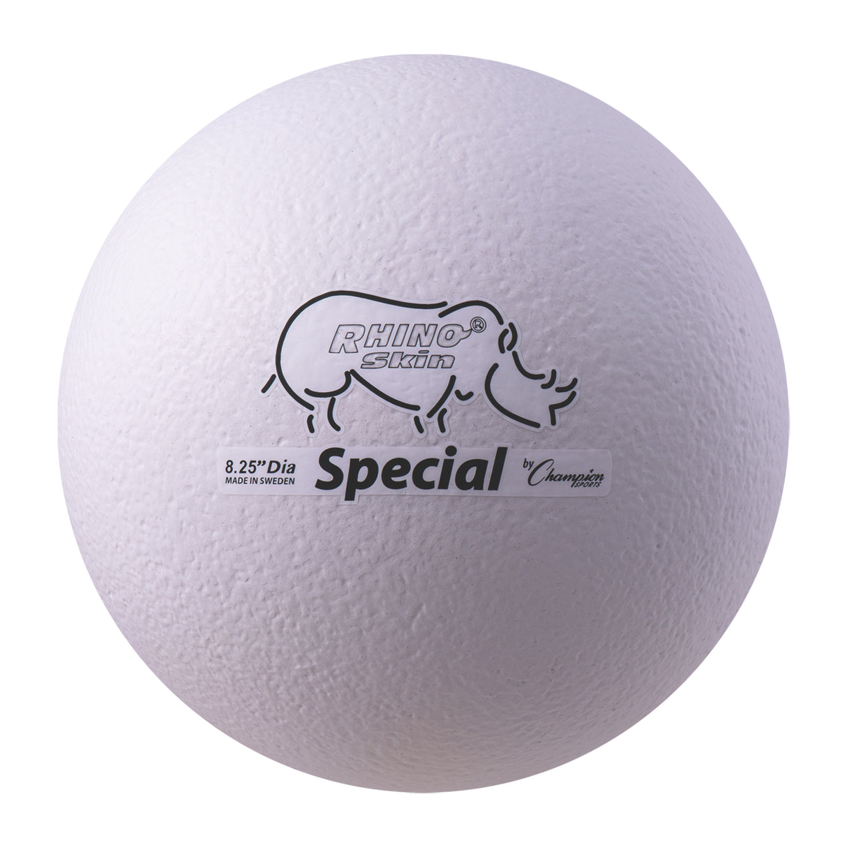 8.5" RHINO SKIN MEDIUM BOUNCE DODGEBALL WHITE