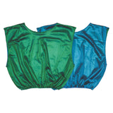 REVERSIBLE SCRIMMAGE VEST, ADULT BLUE/GREEN