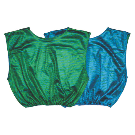 REVERSIBLE SCRIMMAGE VEST, ADULT BLUE/GREEN