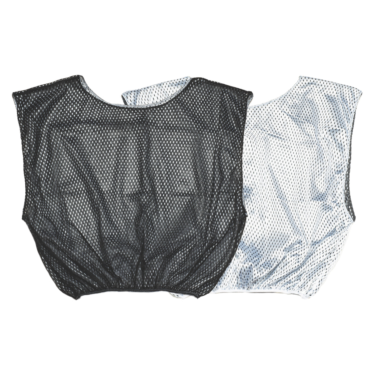 REVERSIBLE SCRIMMAGE VEST, ADULT BLACK/WHITE