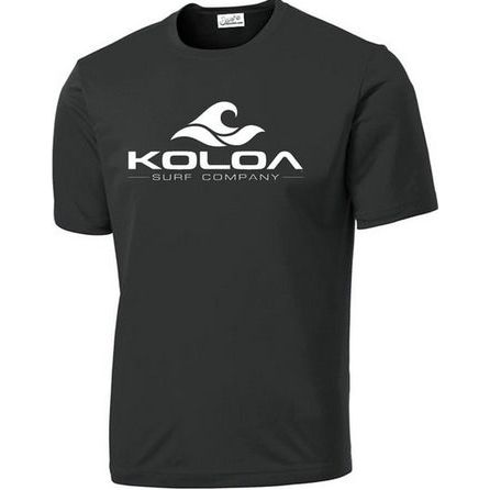 Koloa Surf Co. Wave Logo Moisture Wicking Athletic All Sport Training Tees