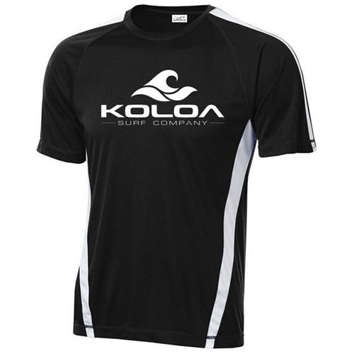 Koloa Surf Co. Wave Logo Moisture Wicking Athletic All Sport Training Tees