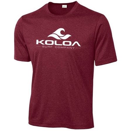 Koloa Surf Co. Wave Logo Moisture Wicking Athletic All Sport Training Tees