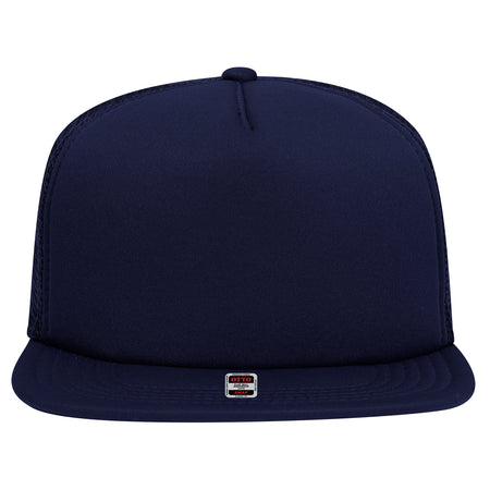 OTTO CAP "OTTO SNAP" 5 Panel Mid Profile Mesh Back Trucker Snapback Hat OTTO 164-1190 Otto Cap