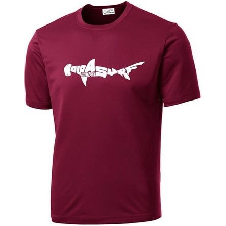 Koloa Surf Co. SHARK Logo Moisture Wicking Athletic T-Shirts