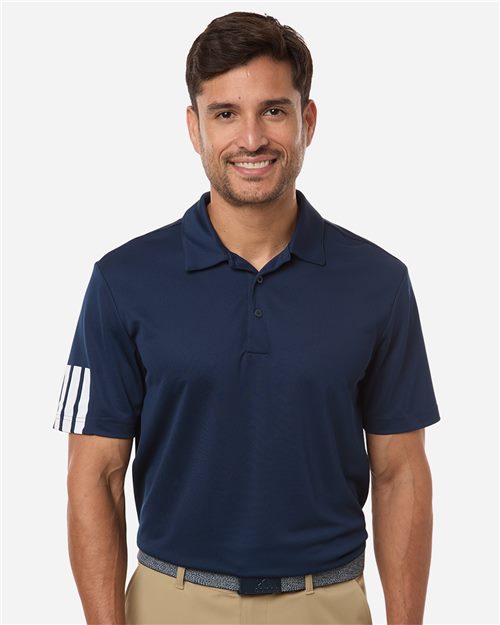 Adidas Men's Performance 3-Stripes Climacool Polo - Adidas A719