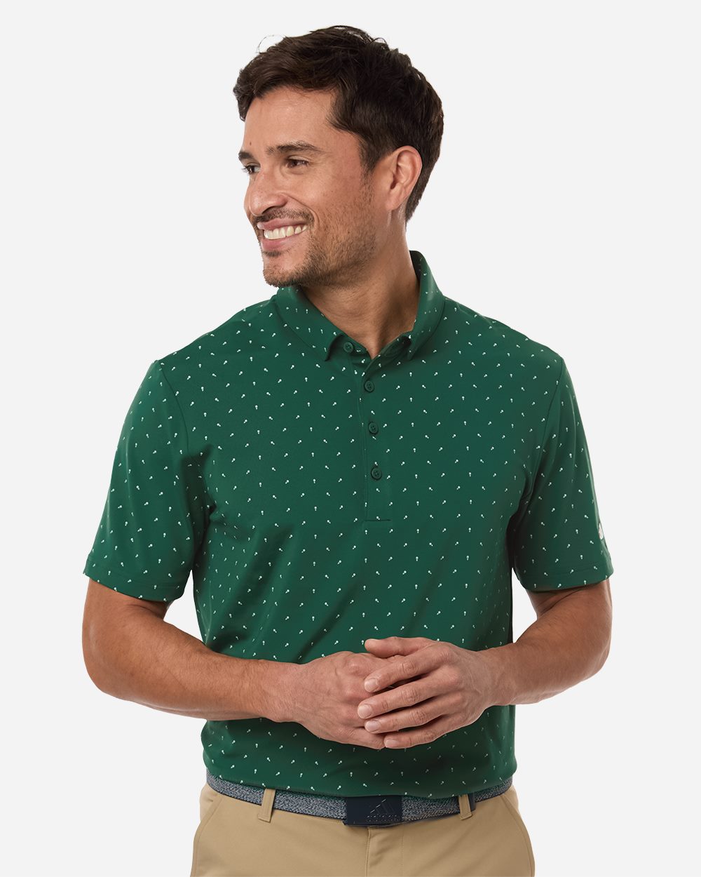 Adidas Men's Ultimate365 Micro Print Polo - Adidas A2028