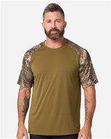 Joe's USA Unisex Realtree® Performance Colorblock T-Shirt