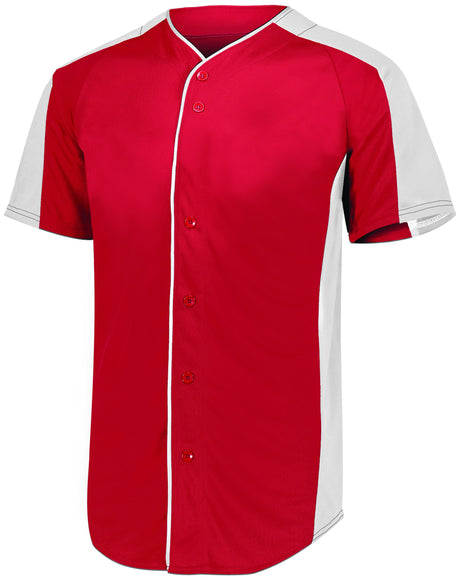 Augusta Sportswear Full-Button Baseball Jersey 1655