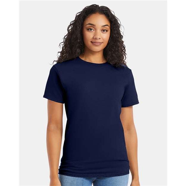 Hanes Essential-T T-Shirt - Navy - Hanes 5280 Hanes Navy S